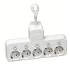 5 Outlet Wall Sockets with 2 USB And 2 Type C Ports Rotating 180 Degrees For Multiple Device Charging