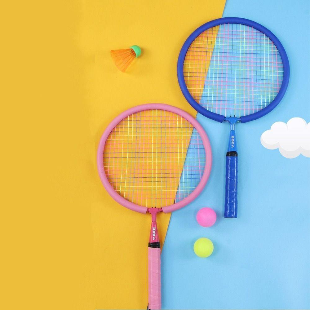 Portable Children Badminton Racquets Lightweight Sports Game Toys  Sport Accessories