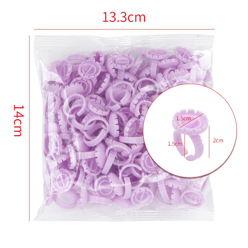 Multi-Color Microblading Pigment Ring Tray for Quick Blooming Makeup