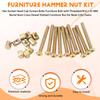 A96I-Hex Socket Head Cap Screws Bolts Furniture Bolt With Threaded M 6 X 55 MM Barrel Nuts Cross Dowel Slotted Furniture Nut For