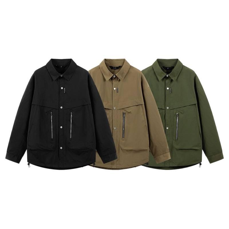 Jacket Men's Color Blocking 2025 Autumn and Winter New Men's Youth Windproof Fashion Casual Top Jacket Trend