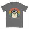 Shark with Sunglasses Animal Sharks Unisexs T Shirt  Novelty Tee Shirt Short Sleeve Round Collar TShirts Cotton Printed Clothes