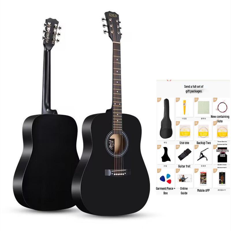 41-Inch Folk Acoustic Guitar for Influencers