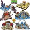 Planten vs. Zombies 3D Puzzel Papieren Model Assemblage Bouwstenen Speelgoed PVZ Scène Puzzel DIY Kinderen Cadeaus