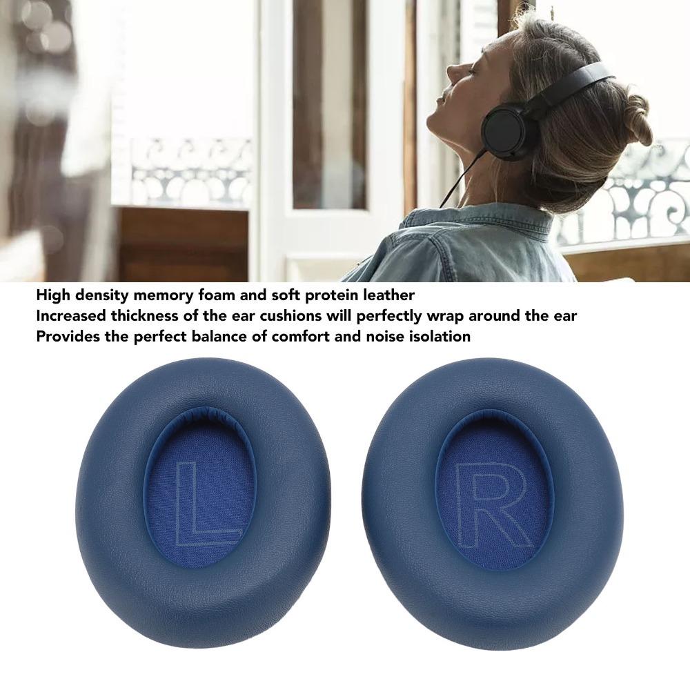 2 Piezas Almohadillas para Orejas Suaves y Cómodas con Aislamiento de Ruido para Anker Soundcore Life Q20 Q20 BT