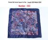 Men's Retro Wedding Pocket Square - Groom & Best Man Viscose Handkerchief Scarf