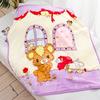 Cartoon Baby Double Layer Cloud Blanket for Newborns - Spring/Autumn Photography Blanket