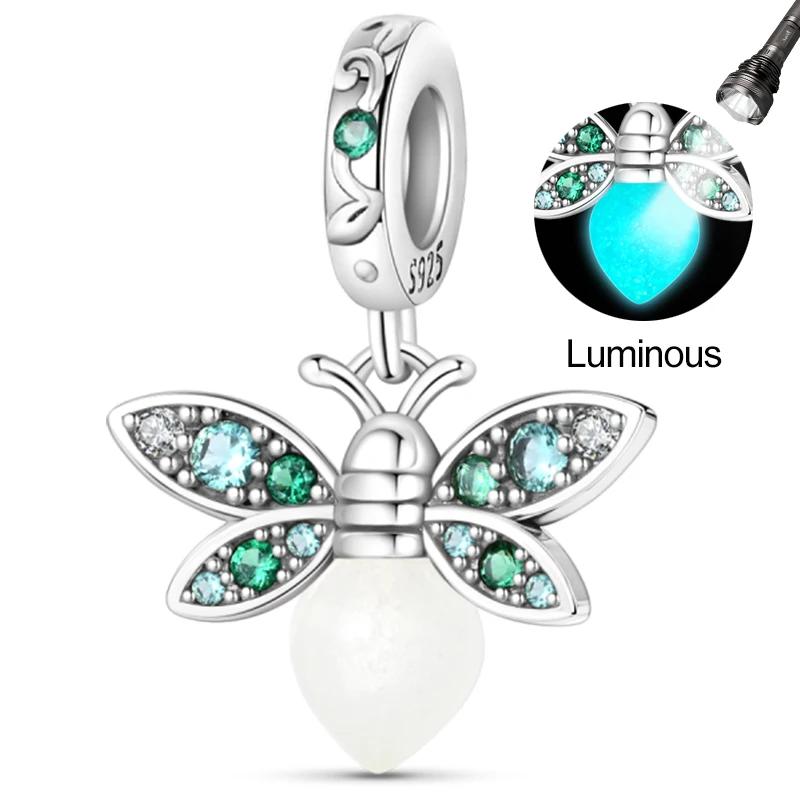 Charms Perlen Kupferrosa Parfümflasche Buchstabe Leuchtendes Glühwürmchen Tarotkarte Perlen Passend für DIY Armbänder Schmuck