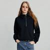 Women's Asymmetric Zipper Lapel Sweatshirt