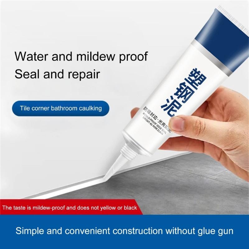 3Pcs Kitchen Bathroom AntiMildew Glues  Strong Sealants Adhesives Epoxy Resin Leak Plugging and Caulking Sealant Glues