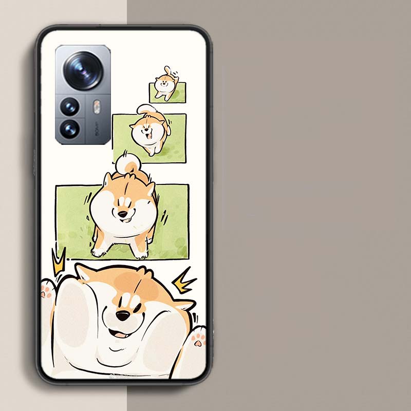 Animal Shiba Inu Dog Phone Case For Xiaomi Poco X3 NFC X4 GT M3 M4 M5 M5S X7 X6 X5 F6 Pro F5 F4 Mi F3 F2 Cover TPU Capa Coque Cl