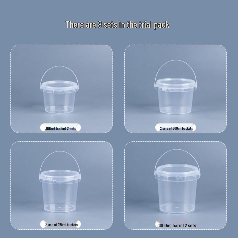 Zisiz Disposable Portable Food Bucket