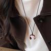 Elegant Headphone Pendant Necklace For Women Stylish Layering Jewelry Gift Trendy Minimalist Neck Chain Accessory