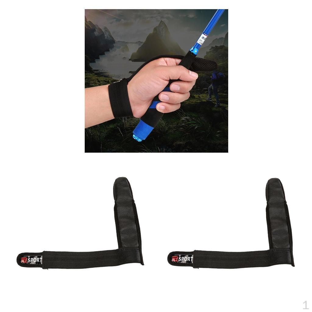

2x Single Anti-Slice Finger PU Leather For Surf Fishing