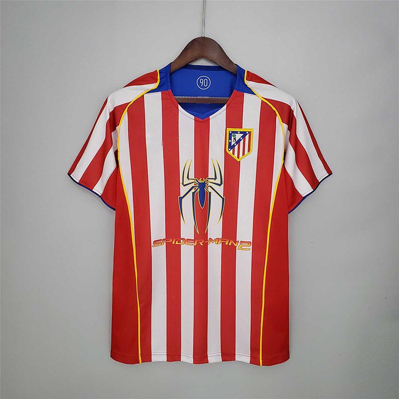 200405 Atletico Madrid retro jersey football jersey Atletico Madrid retro jersey shirt S