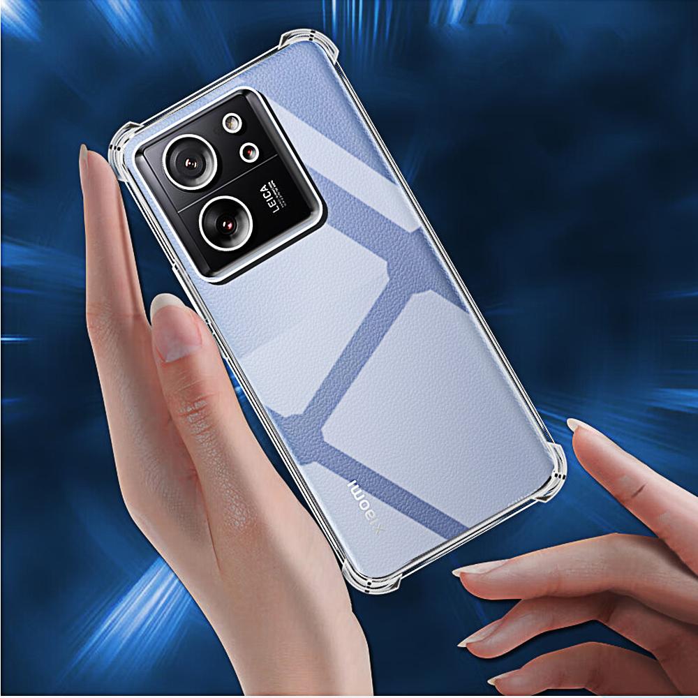 Shockproof Phone Case for Xiaomi 13T Pro 12T 11T 13 12 11 Lite NE 5G Transparent Clear Silicone Soft TPU 13 12 11 T Back Cover