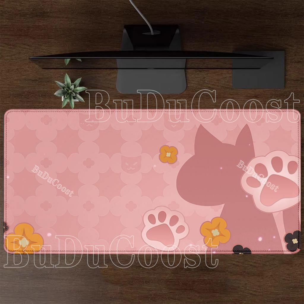 Genshin Impact Character Pattern Kawaii Columbina Mouse Pad Gaming Animal Big PC Mousepad Computer Large Rubber Laptop Desk Mat