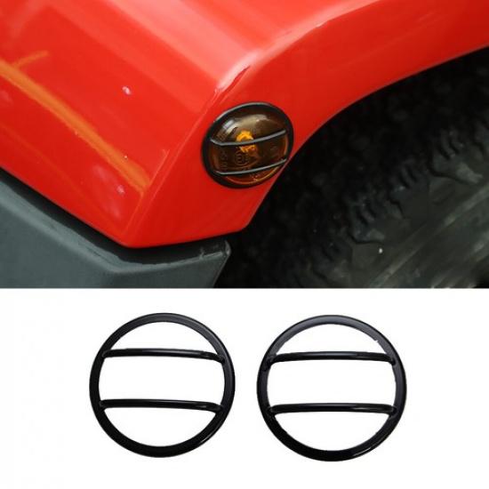 Turn Signal Light Lamp Panel Decor Cover Trim For Jeep Wrangler JK Accessories