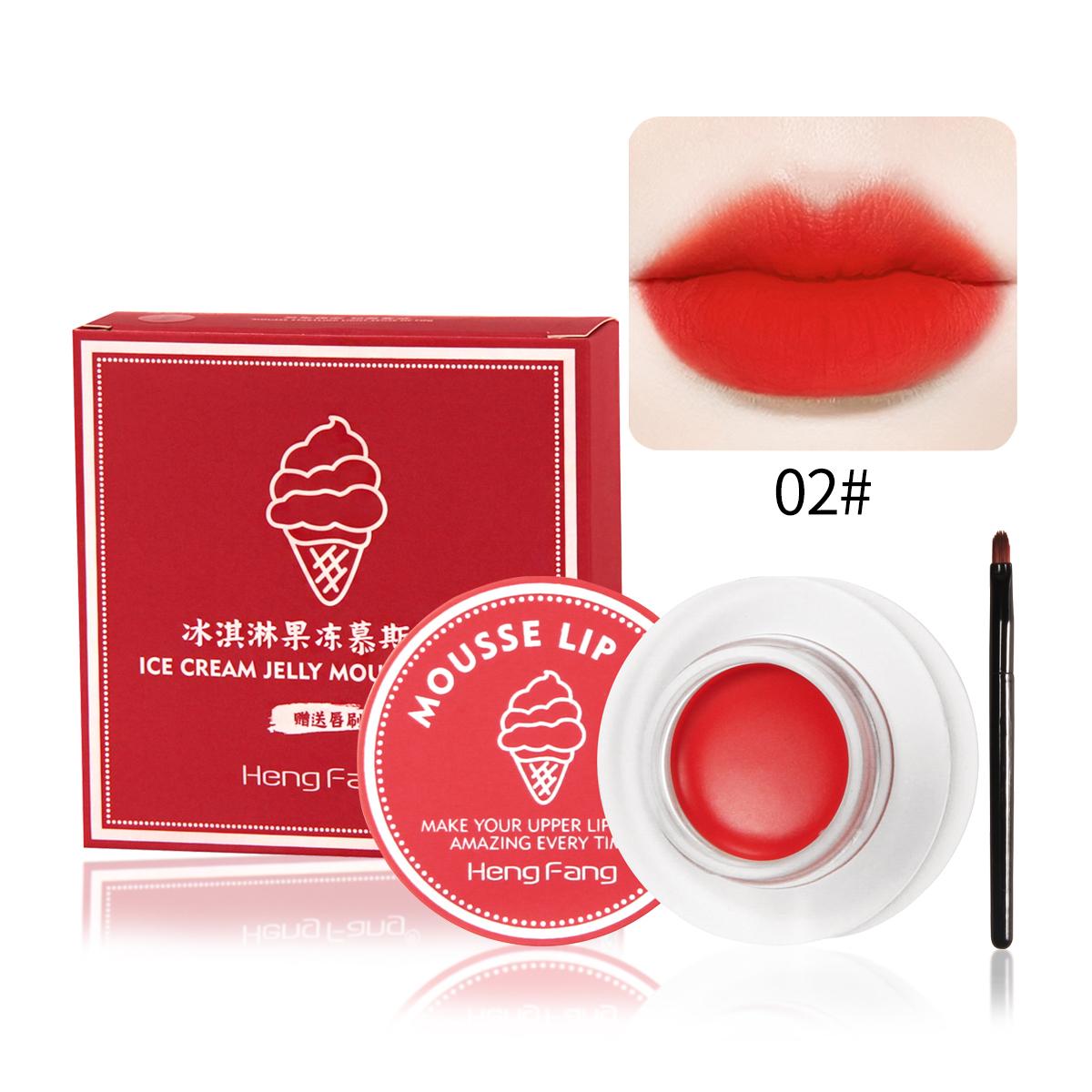 

HengFang Jelly Mousse Waterproof Long-Lasting Mousse Lip Mud 1,8 г