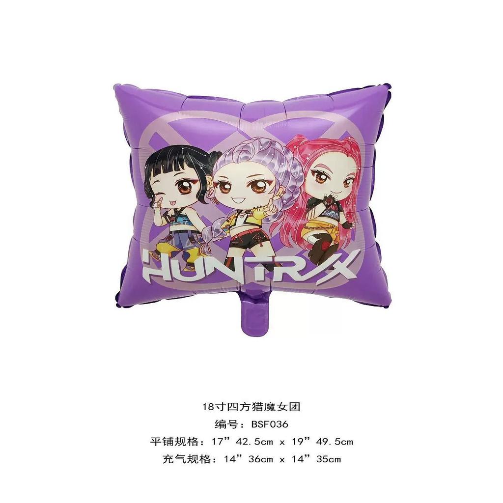 KPOP Demon Hunters Themed Balloon Birthday Party Decoration