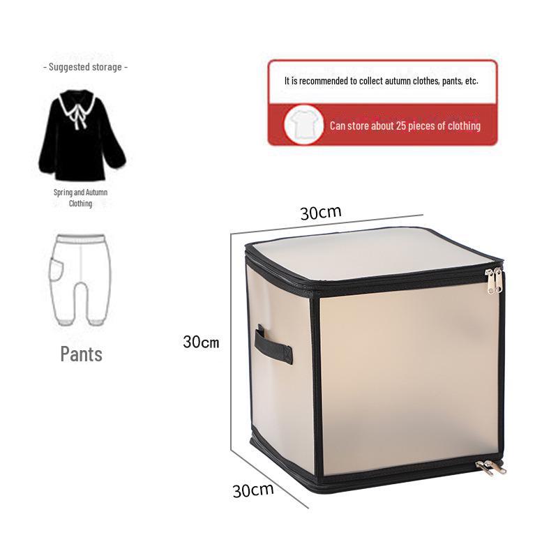 Durable Transparent Foldable Storage Box for Cosmetics, Books, Toys, Clothing