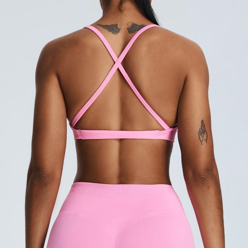 New Seamless Back Yoga Top For Women, Camisole Yoga Bra, Quick Drying Tight Fitting Sports Bra, Outerwear Vest