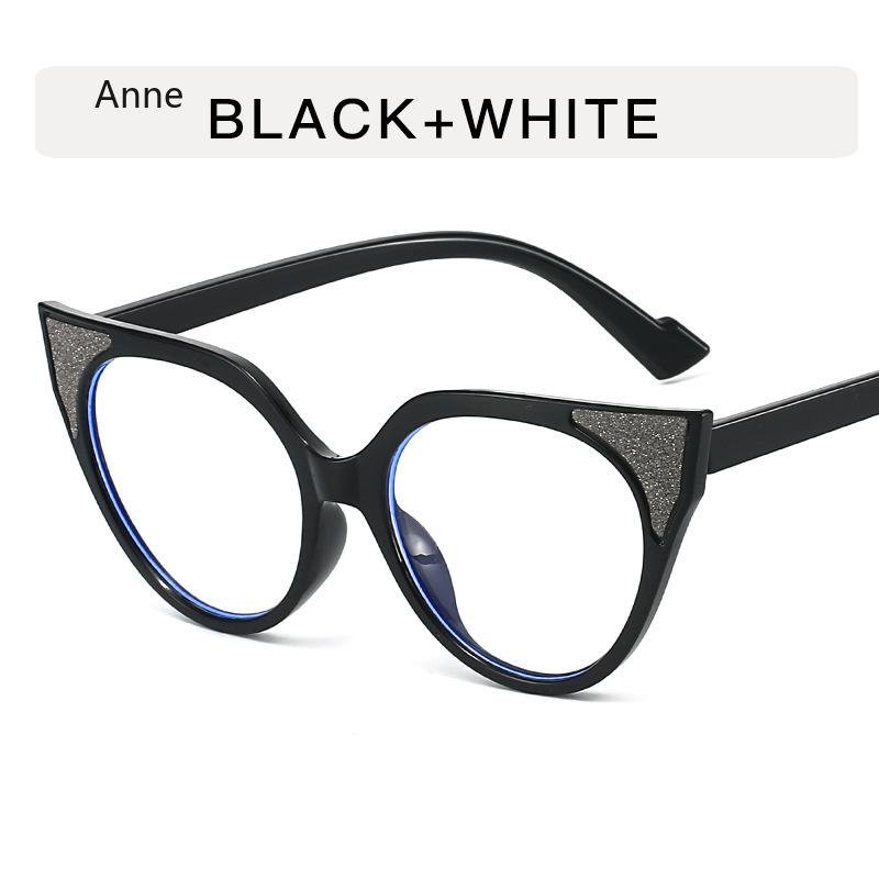 Cat Eye Sunglasses Women  Retro Design Elegant Ladies Half Frame Fashion Italy Sunglasses Female Vintage Eyewear Big