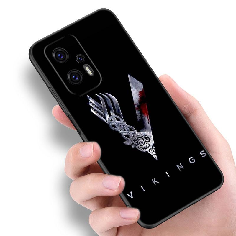 Viking Vegvisir Logo Telefonfodral För Xiaomi POCO F2 F3 M2 M3 M4 X3 X4 Pro NFC F4 GT 5G F1 X2 C3 C31 C40 M5S Mjuk TPU Svart skal