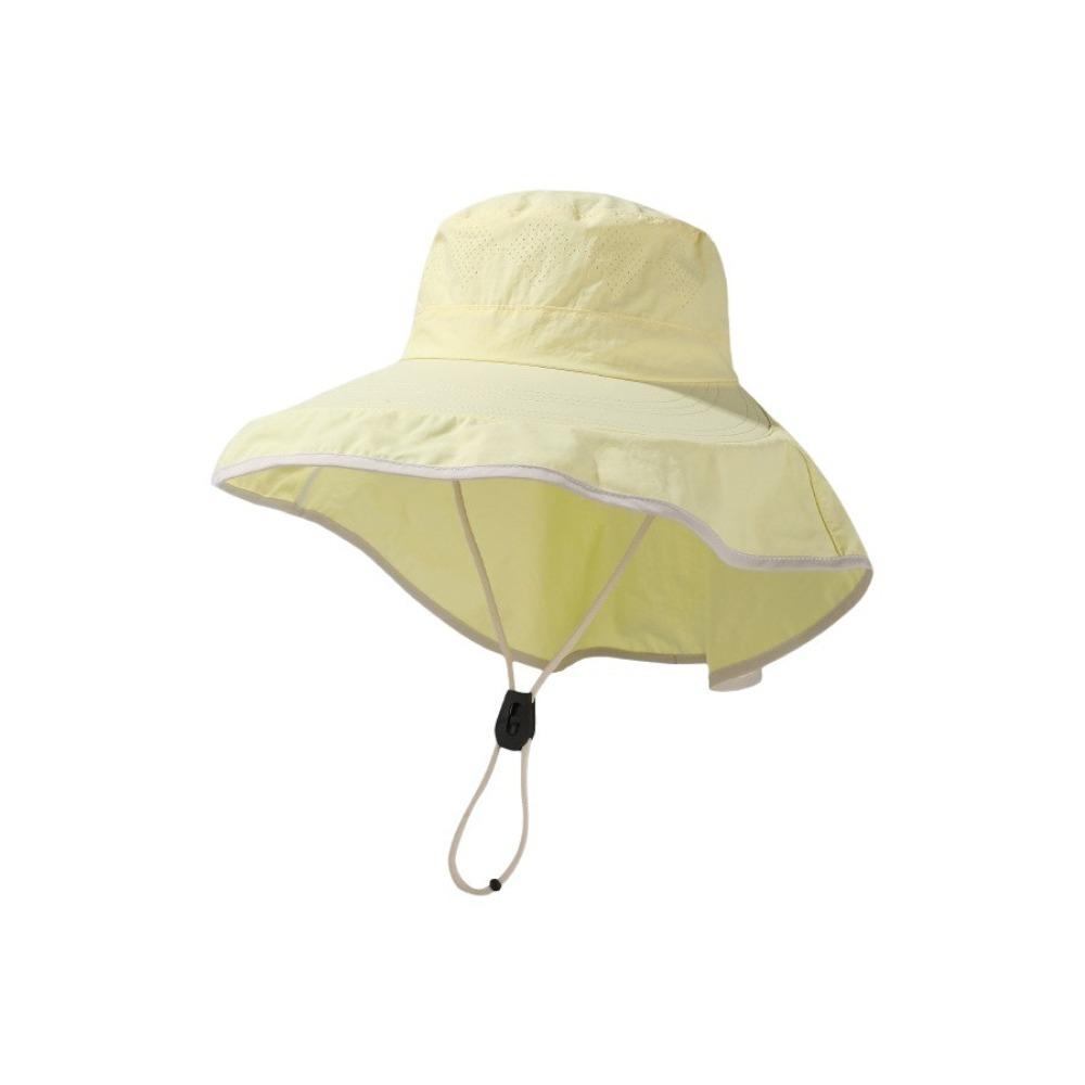 Breathable Sunshade Shawl Cap Solid Color Neck Cover Hiking Cap Fashion Neck Protection Hat  Spring