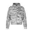 Amerikanischer Retro Camo Reißverschluss Hoodie Herren Lässiger Lockerer Schnitt Sweatshirt Jugendliche
