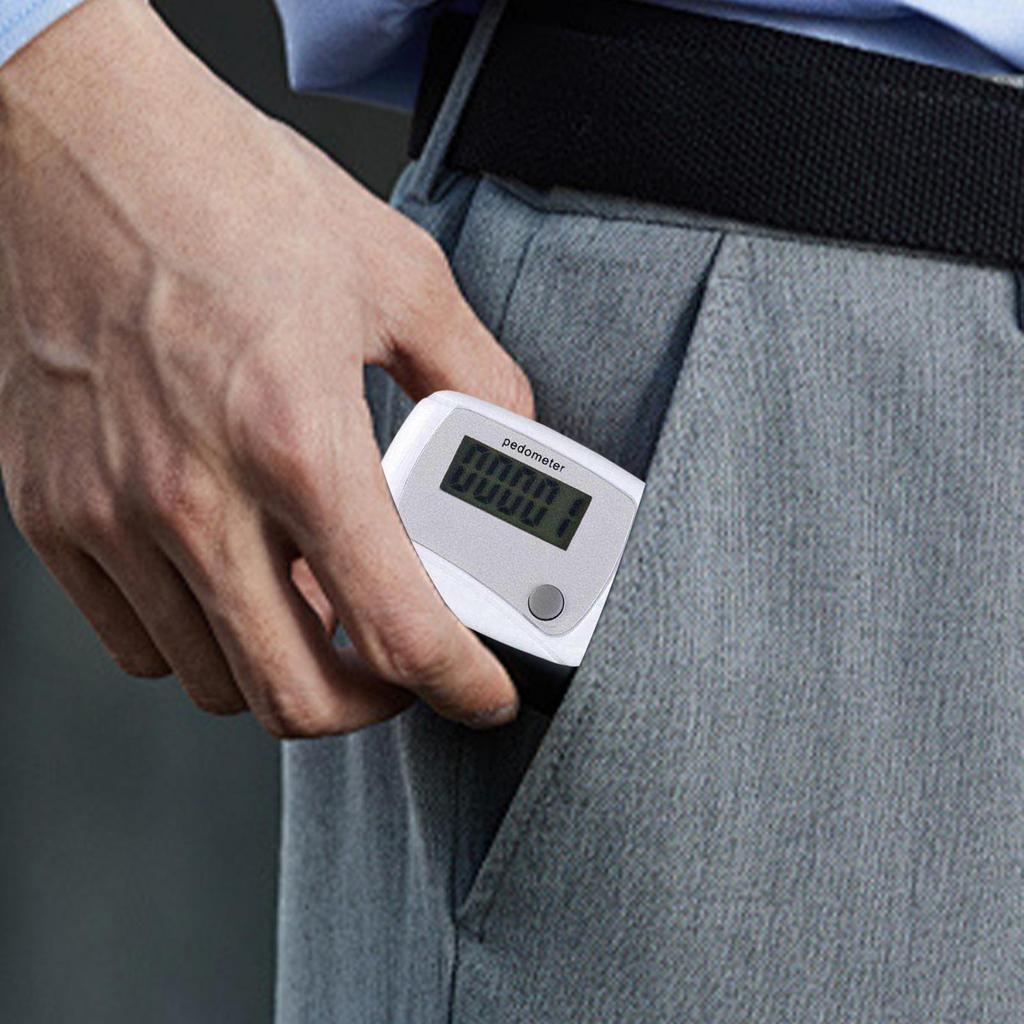 Walking Pedometer Electronic Pedometer Mile Kilometer Calorie Calculation Walking Step Counter Step 0-99999 for Walking Running