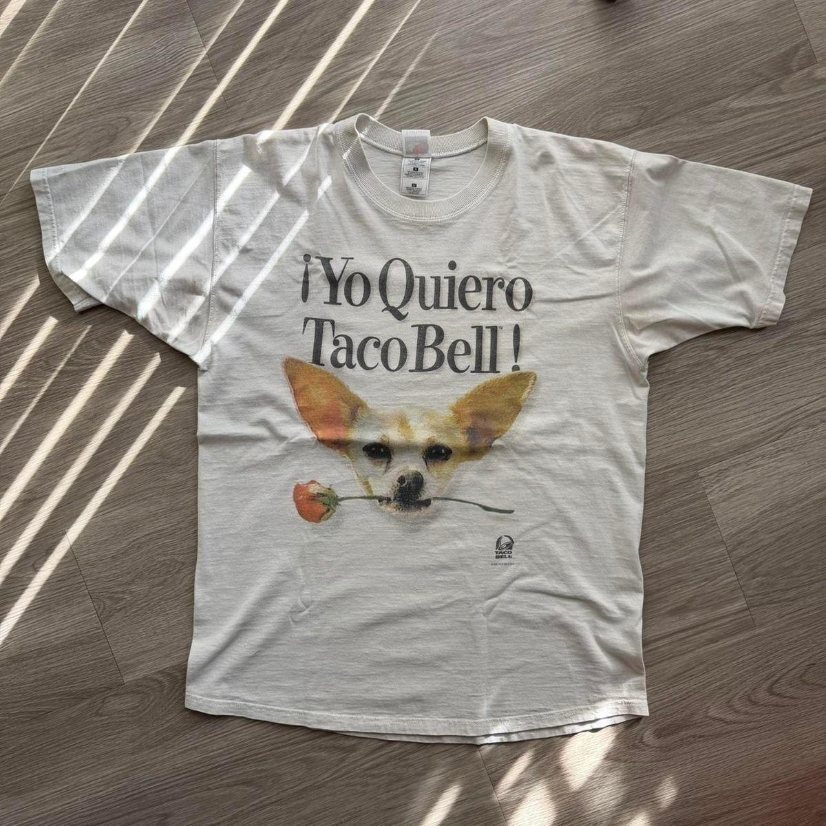 Yo Quiero Taco Bell Chihuahua Funny Retro Unisex T-shirt S-5XL XXXXL