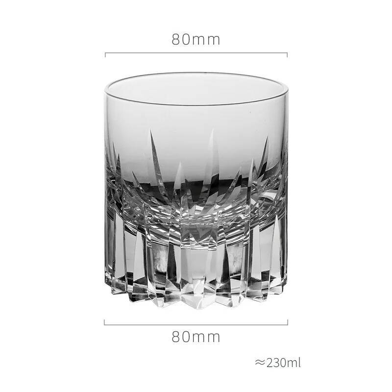 

Sword Vast Sky Crystal Glass Beer Mug Whiskey Rock Tumbler Old-Fashioned Carved Wine Cup XO Brandy Liquor Snifter Dropshipping 230ml