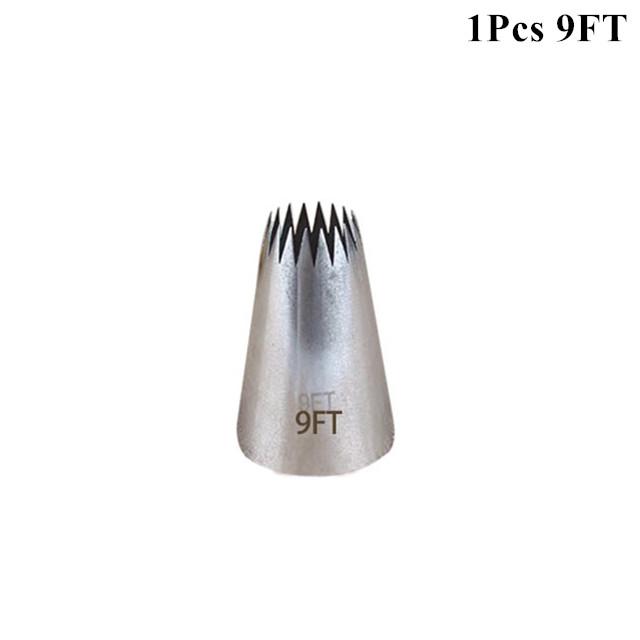 

1/3/5 шт. Набор насадок для украшения торта, русская открытая звезда, насадки для кондитерских изделий, глазурь для кексов, печенья, насадки для кондитерских изделий #5FT-#9FT