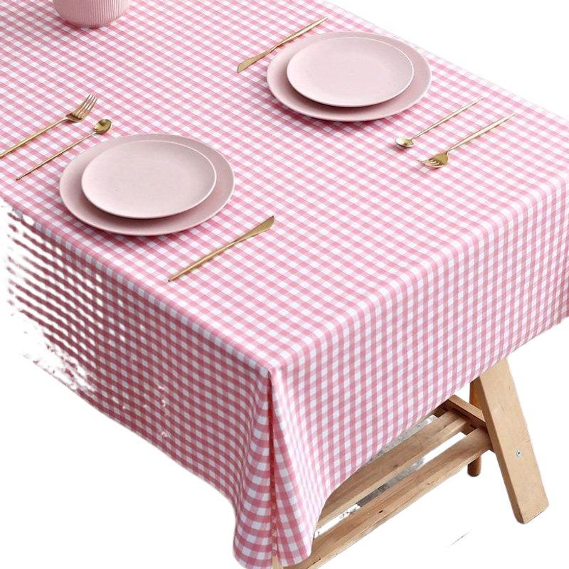 Waterproof & Oil-Proof PVC Tablecloth - Washable Student Rectangular Desk & Dining Table Mat