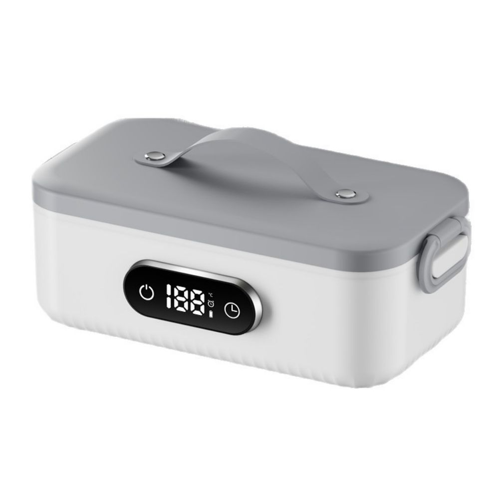 4-speed Temp Wireless Heating Food Container Cordless & Water-free Electric Lunch Box Travel Meals