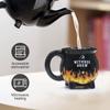 Witches Brew Cauldron Mug Magic Heat Color Changing Ceramic Coffee Tea Cup 300ml Halloween Novelty Gift for Witch