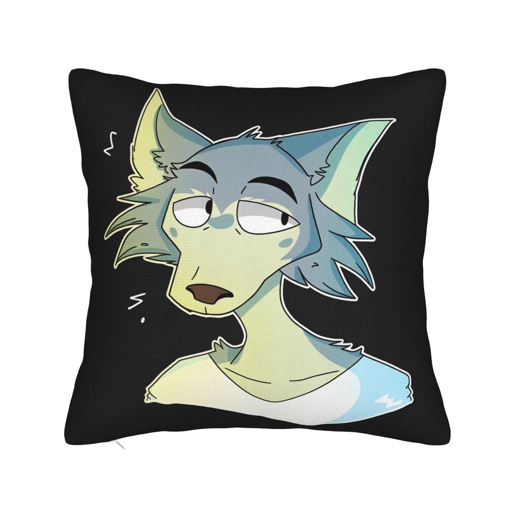 Animal Legoshi Wolf Pillow Cover Novelty Pillow Case For Sofa Couch Bed Living Room Soft Pillowcases Birthday Present