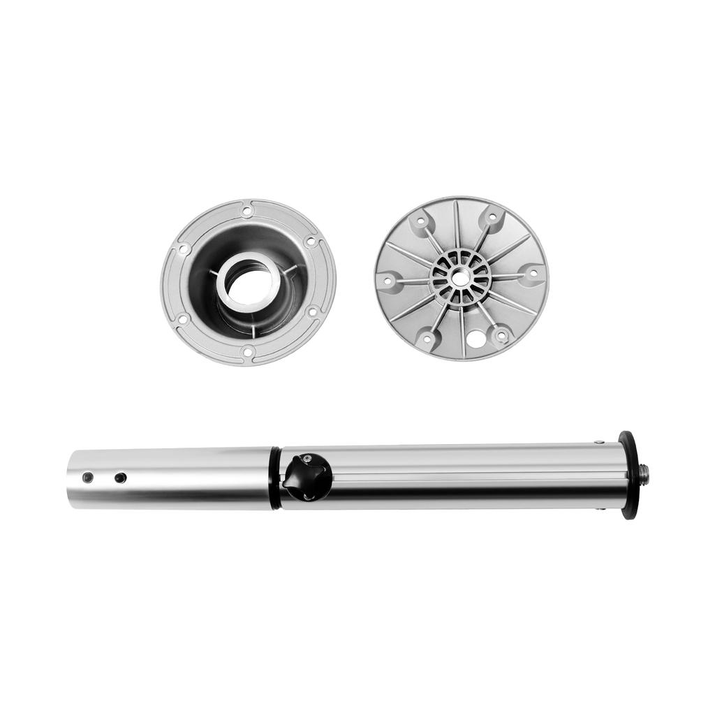 Adjustable Table Pedestal Stand Base Telescopic Furniture Leg For RV Marine Boat Lightweight for Workrooms, Kitchens or Cabs