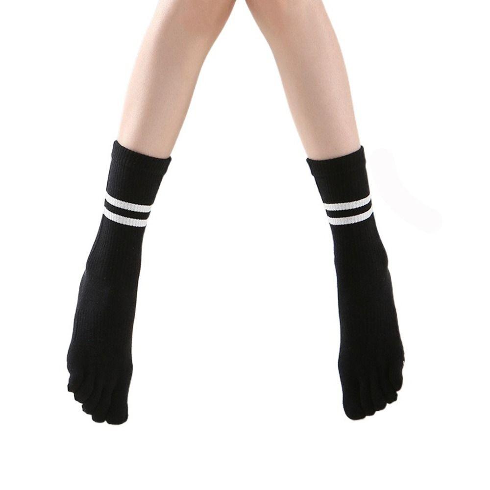 Socks Non-slip Sports Five Toe Five-Finger Socks Split Toe Socks Middle Tube Socks Female Hosiery