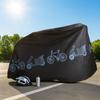 Durable PEVA Bicycle Rain Cover Black&White Waterproof Bike Cover All-Weather Electric Bikes Covers Outdoor Use