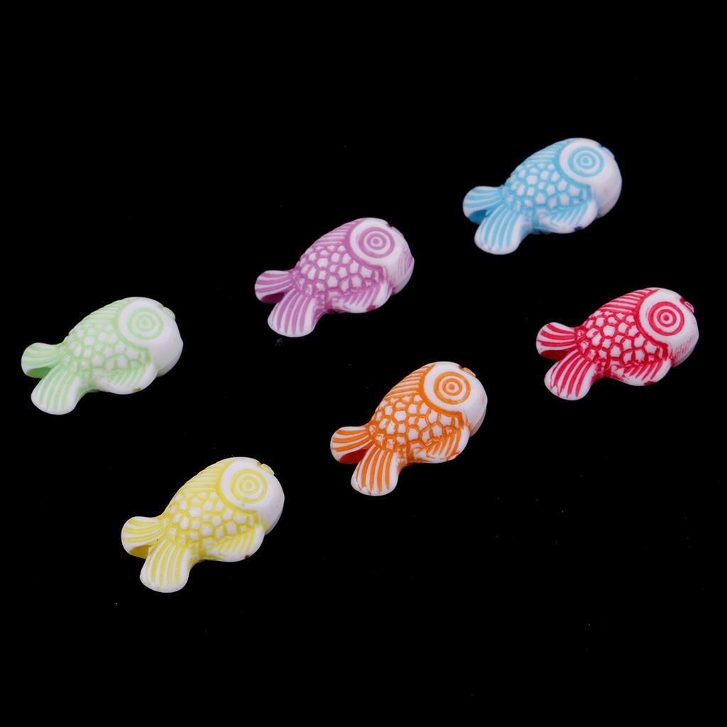 100pcs/pack Loose Beads Cute Animal Shape for Children Crafts