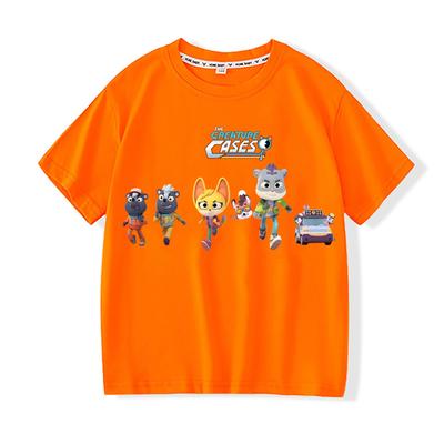 Kawaii 100%Cotton T-shirts the Creature Cases High Quality Short Sleeve BoysGirls Children T Shirt Graphic Printing Camisetas Anime T-shirt