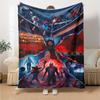 Stranger Things Blanket Warmthful Decor Suitable for Livingroom Office Chair Picnics for All Seasons Playful Design