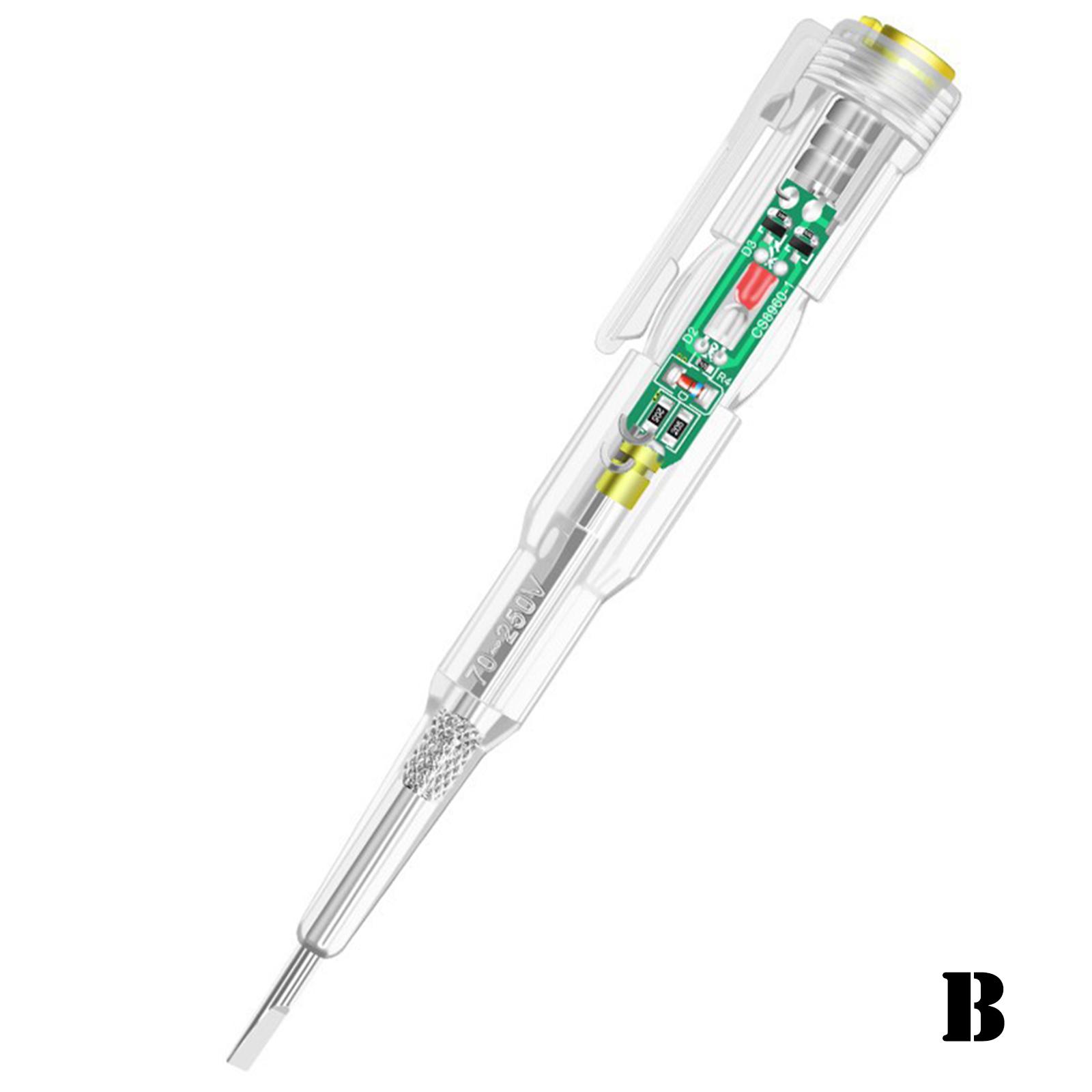 

Test Pen Color Double Light Sensor Beep Alarm Electrician Test Broken Zero Fire Wire Detection Pen High Bright Electrician Pen