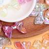 200Pcs Bowknot Fashion Splintered Effect Bright DIY Jewelry Accessories Beads