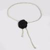 Fashionable Sweet Waist Chain Elegant Camellia Waist Chain Texture Hanfu Dress Decorative Waist Chain