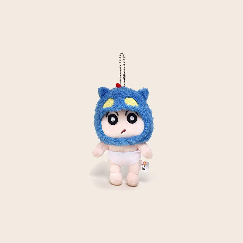 Crayon Chan Shin Plush Keychain Cute Cartoon Hat Backpack Decoration Gift Doll