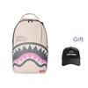 New SPRAYGROUND Shark Mouth PVC Backpack Beige W1035715