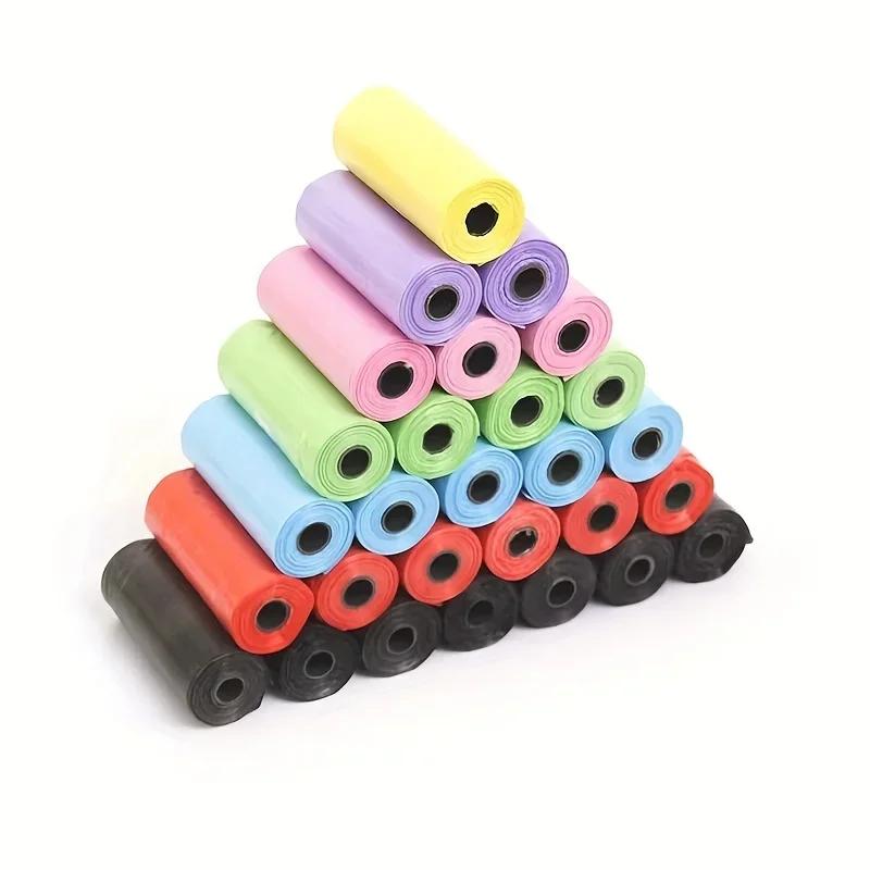 5 Stück Hundebeutel Haustier Kot Abfallbeutel Umweltfreundlich Auslaufsicher Hundebeutel Auslaufsichere Hundeabfallbeutel für Outdoor Haustierbedarf